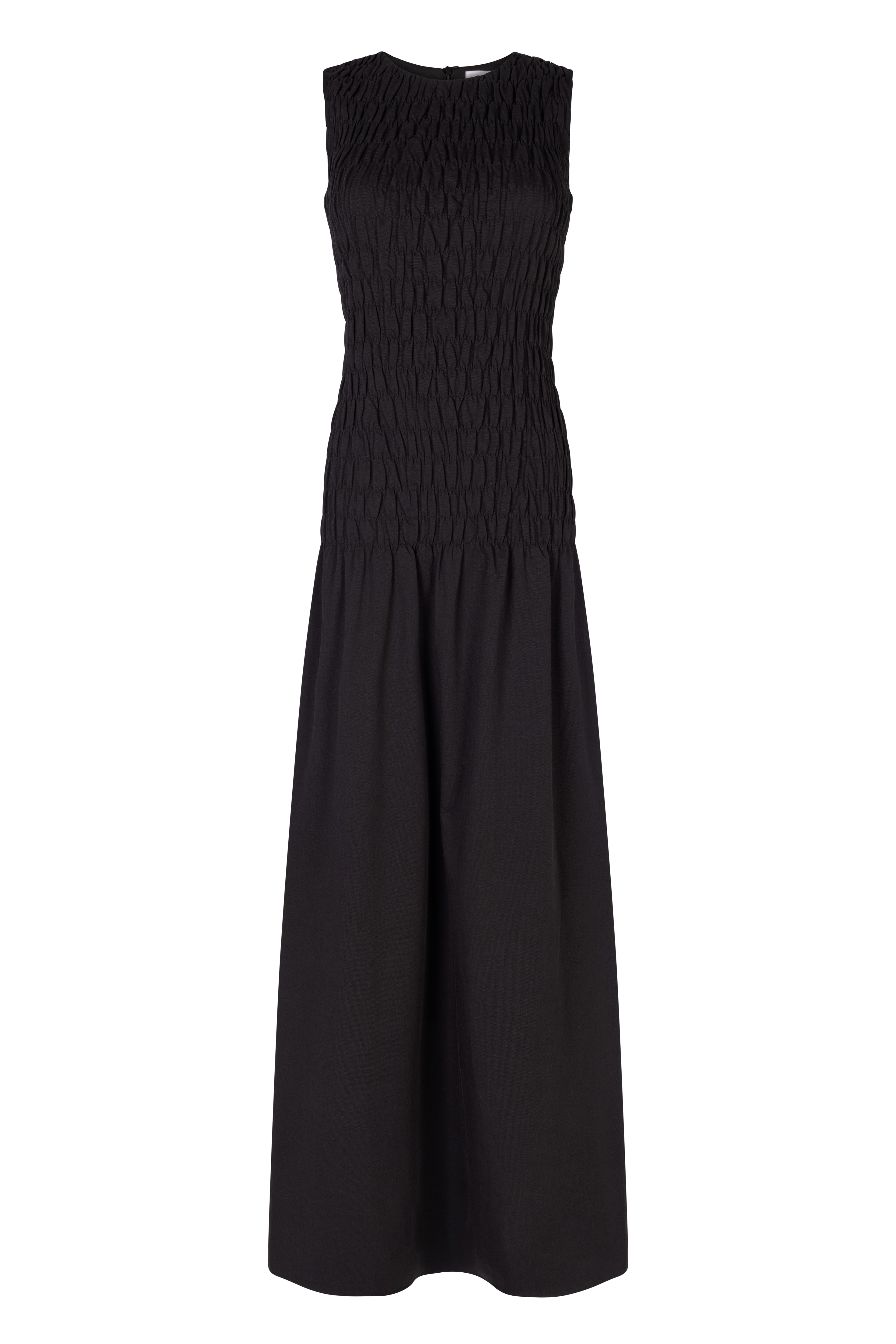 'Alma' Shirred Maxi Dress