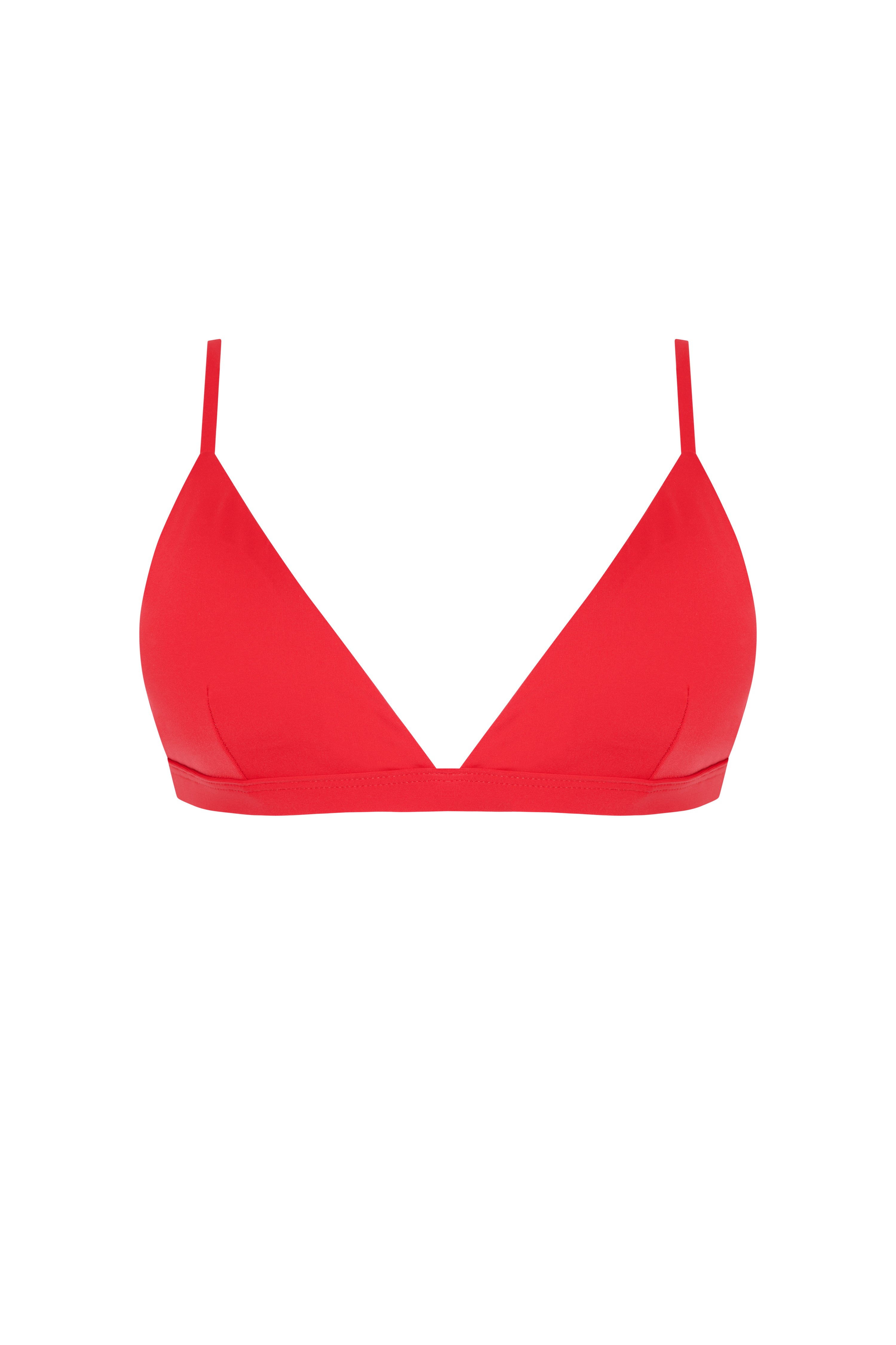 Palm Triangle Bikini Top