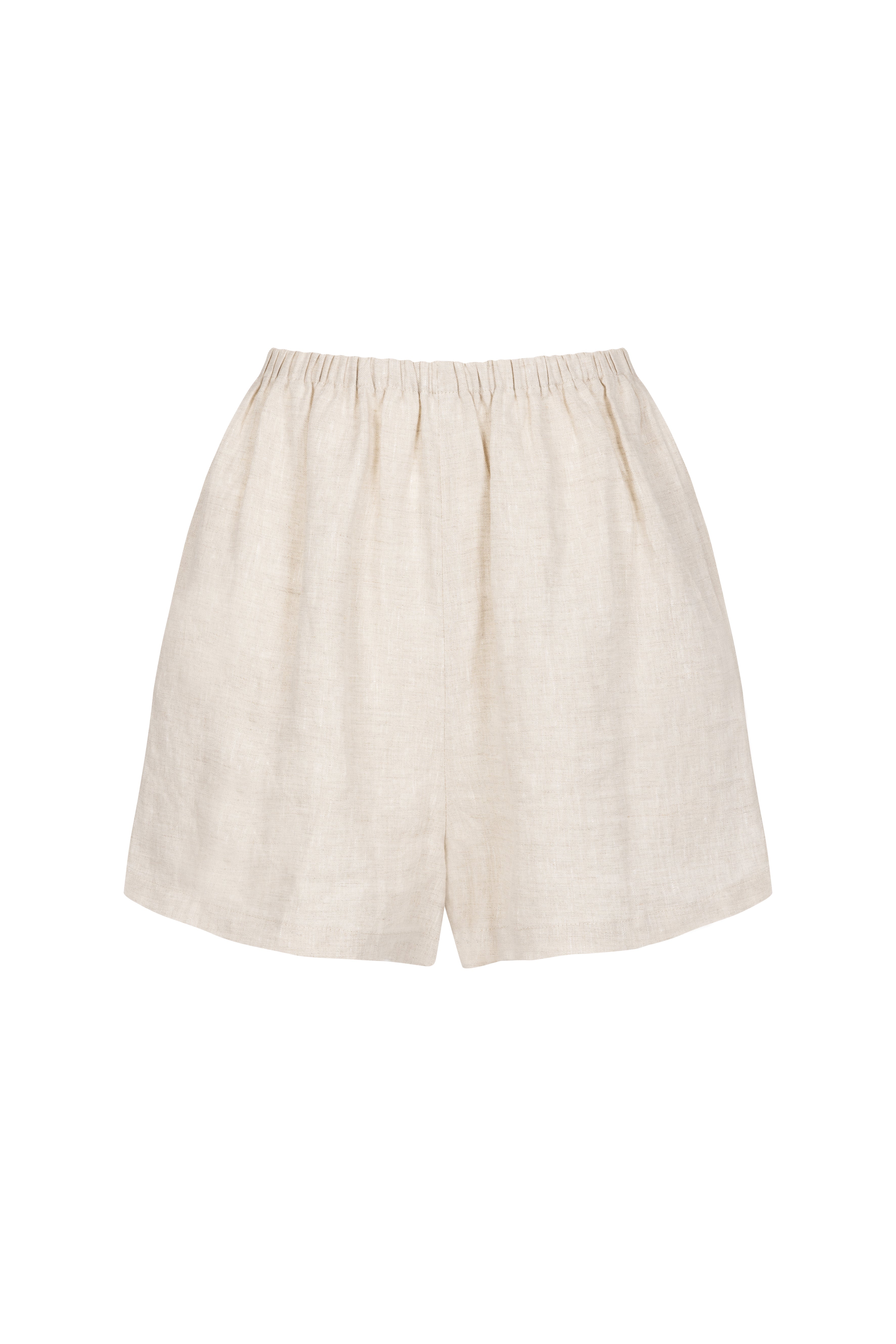 'Hacienda' Linen Shorts - Stone
