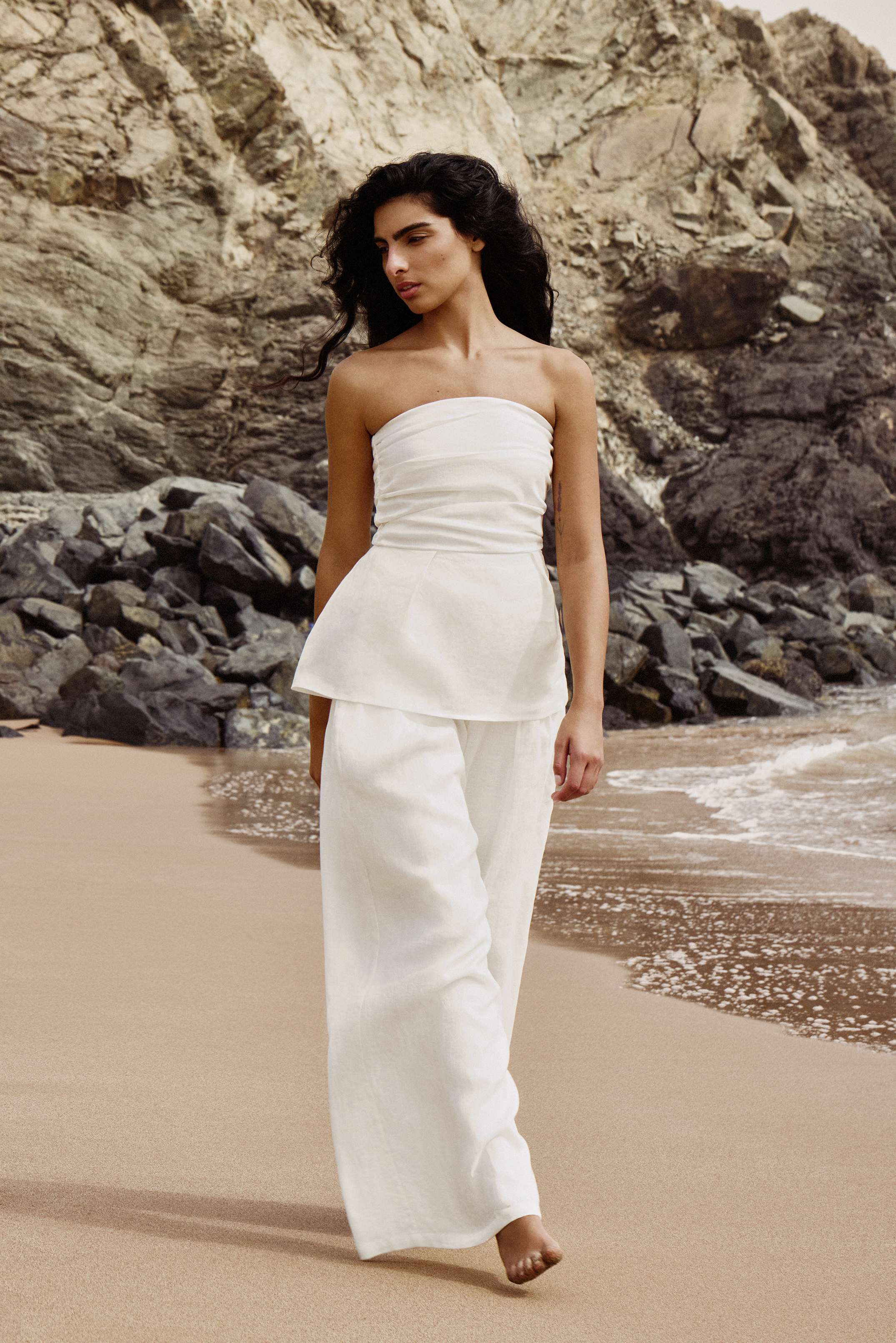 Yves Uro Gathered Top