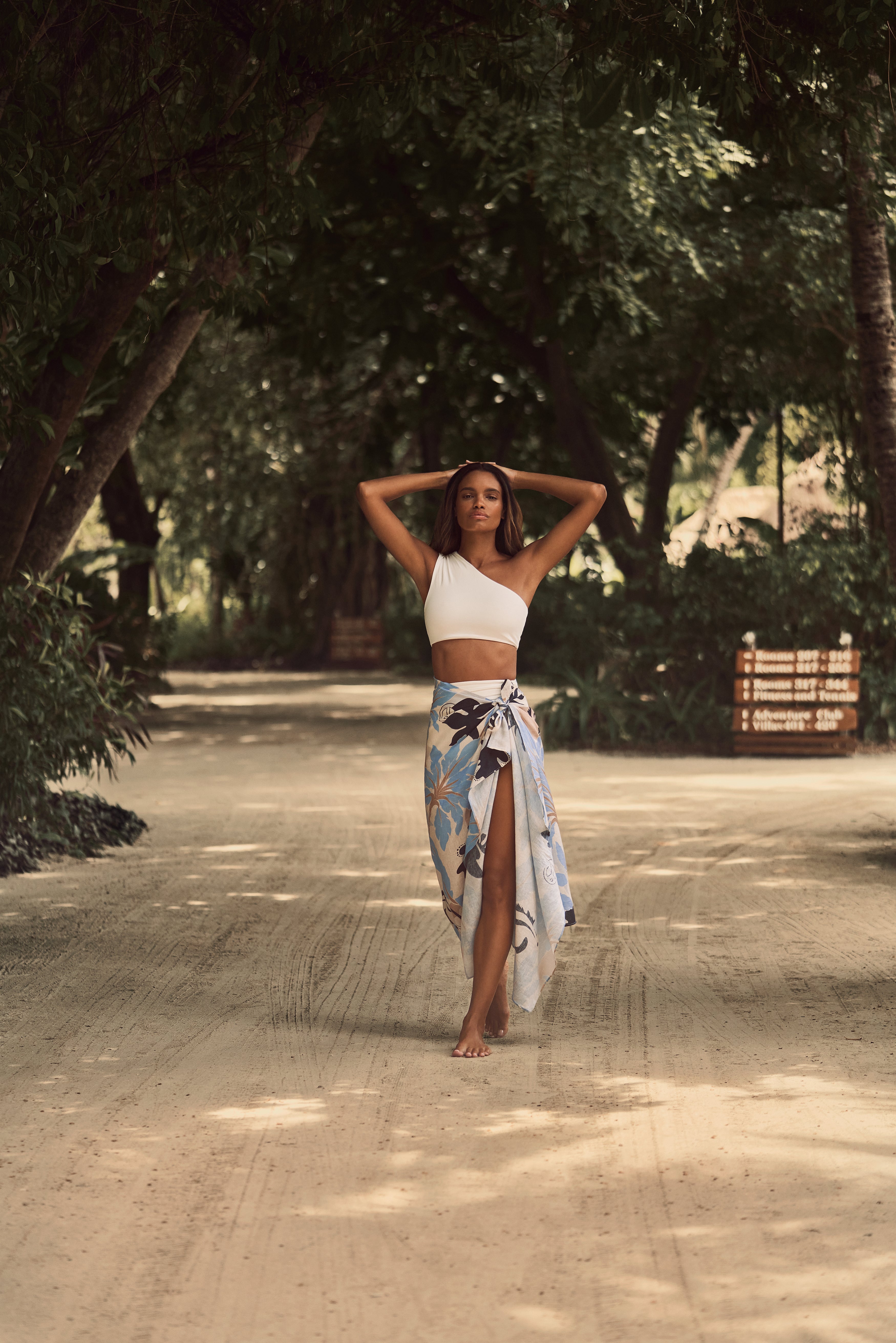 'JONDAL' SARONG - SIGNATURE PRINT BLUE