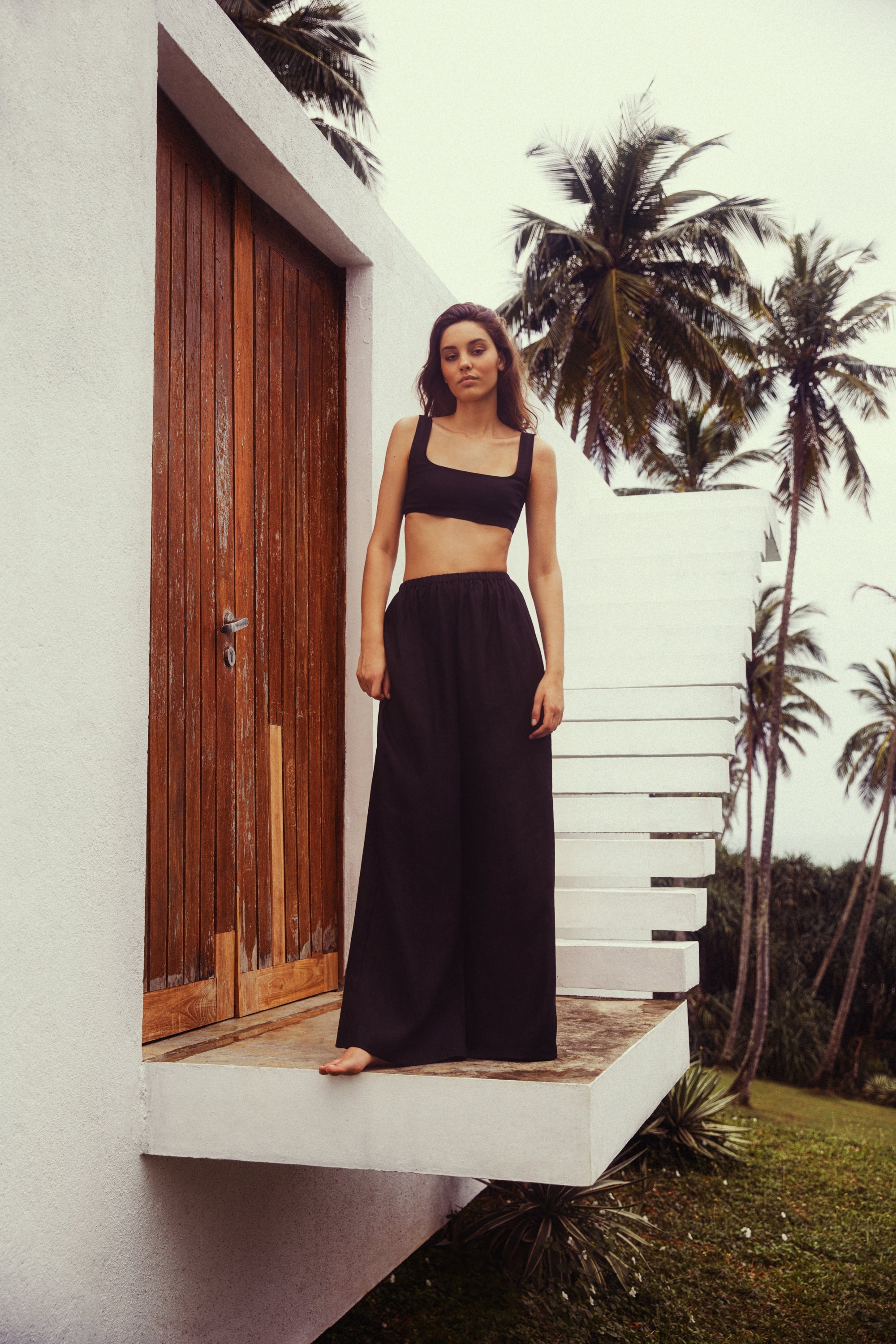 'ALYSSA' LINEN TROUSERS