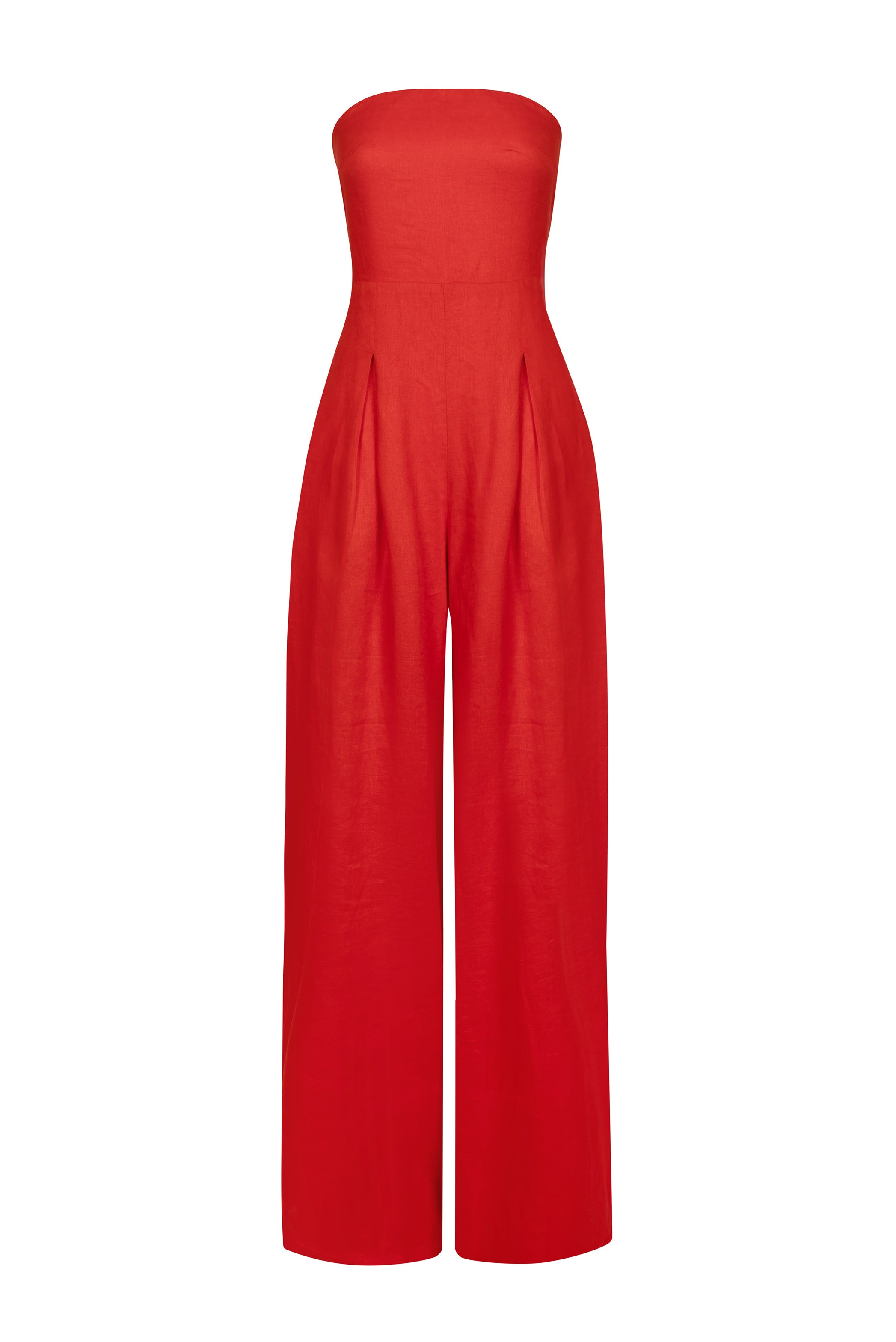 'YVES URO' JUMPSUIT - TOMATO