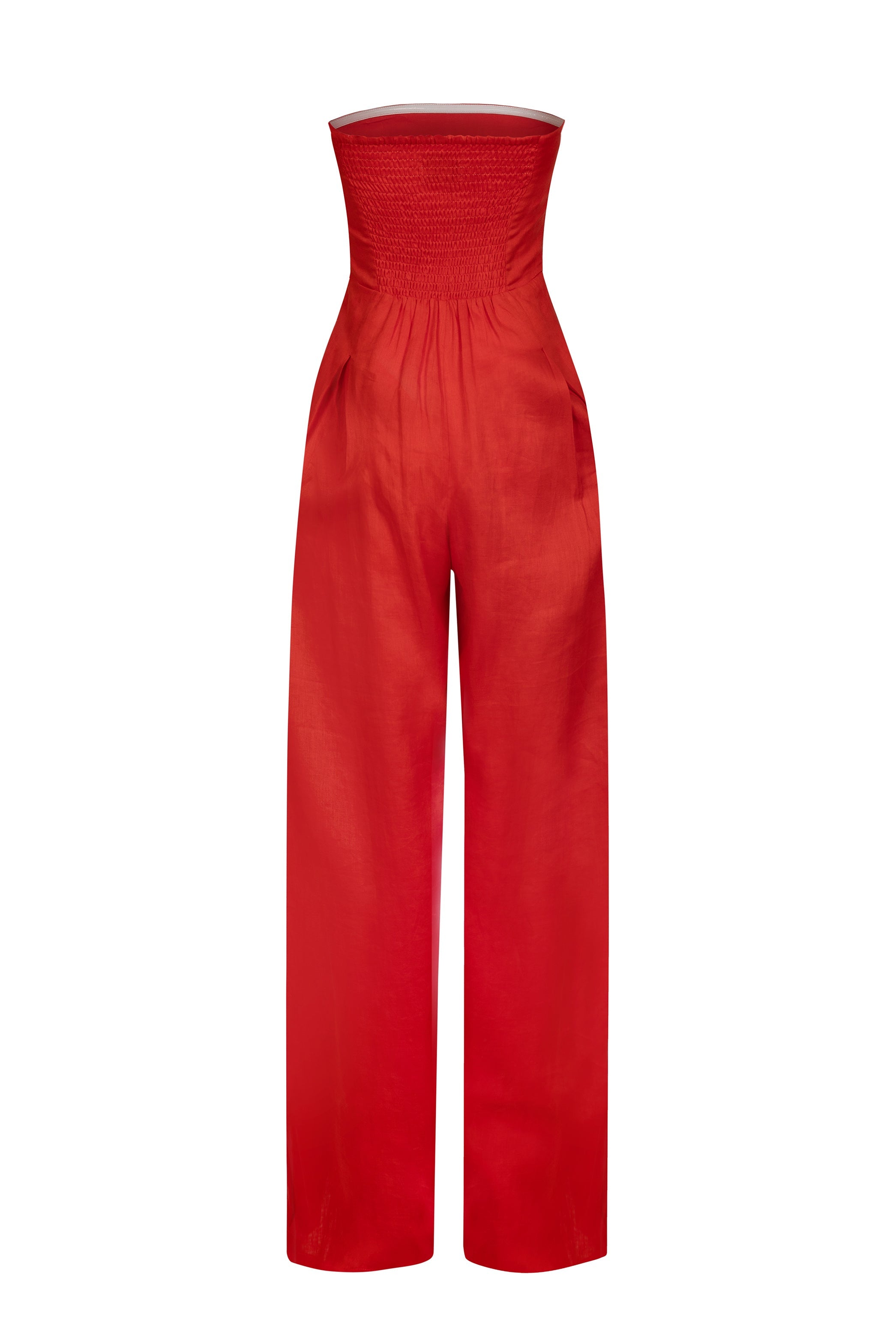 'YVES URO' JUMPSUIT - TOMATO