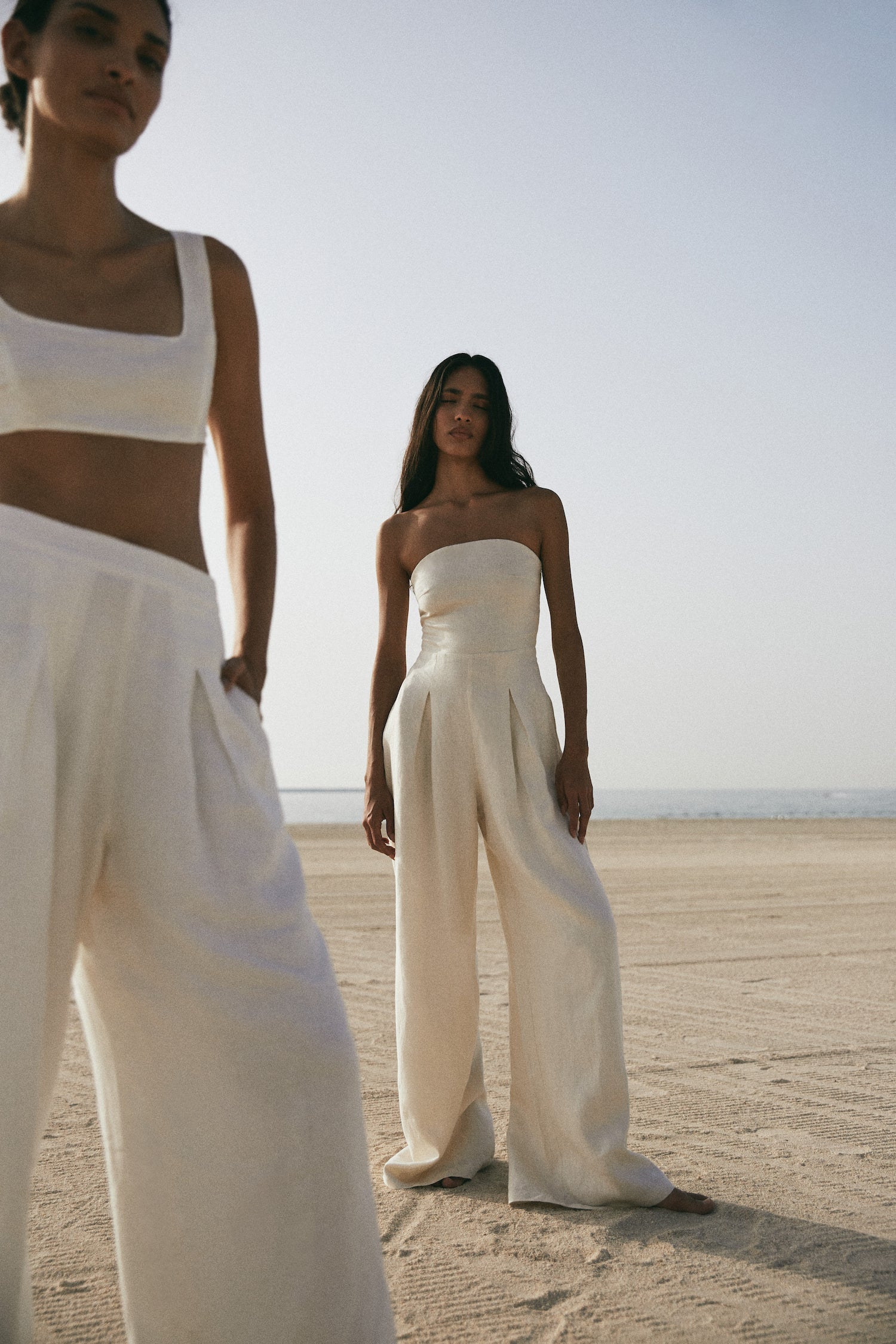 'YVES URO’ JUMPSUIT - CREAM