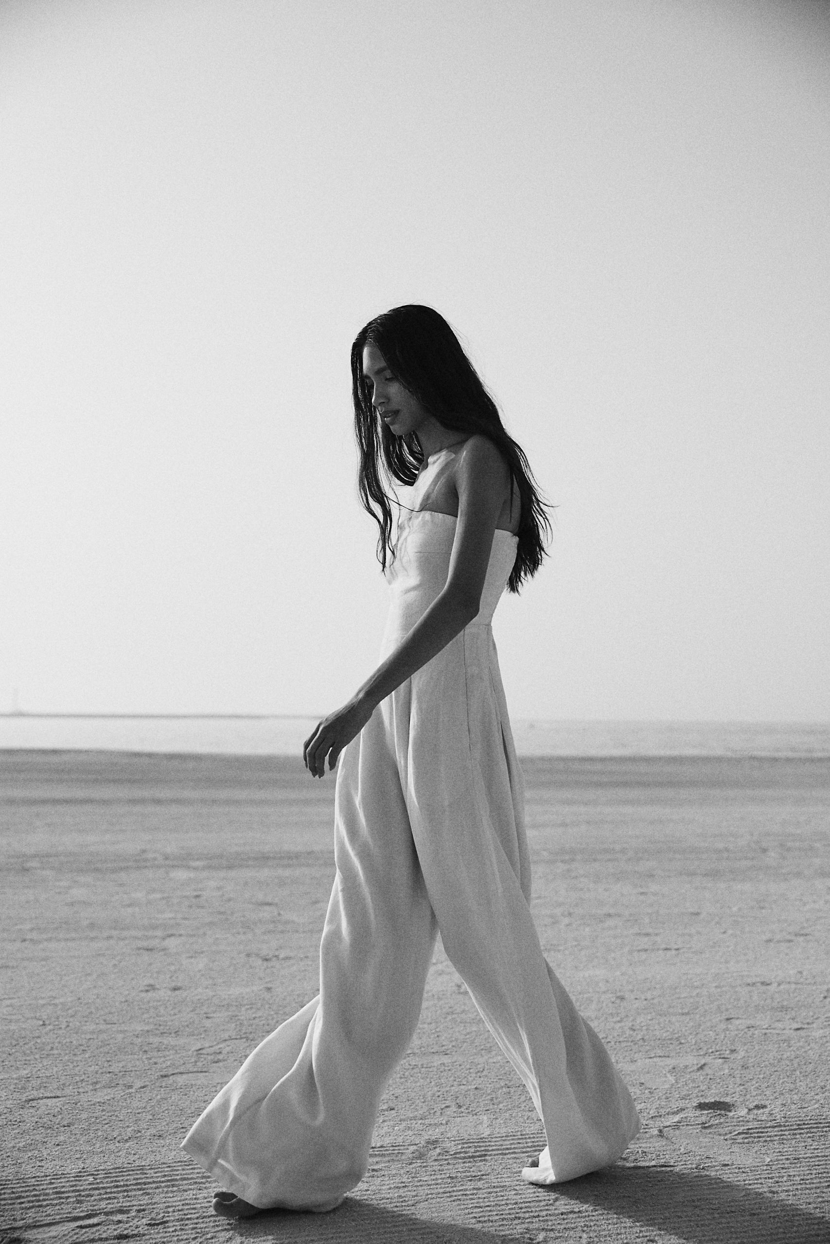 'YVES URO’ JUMPSUIT - CREAM