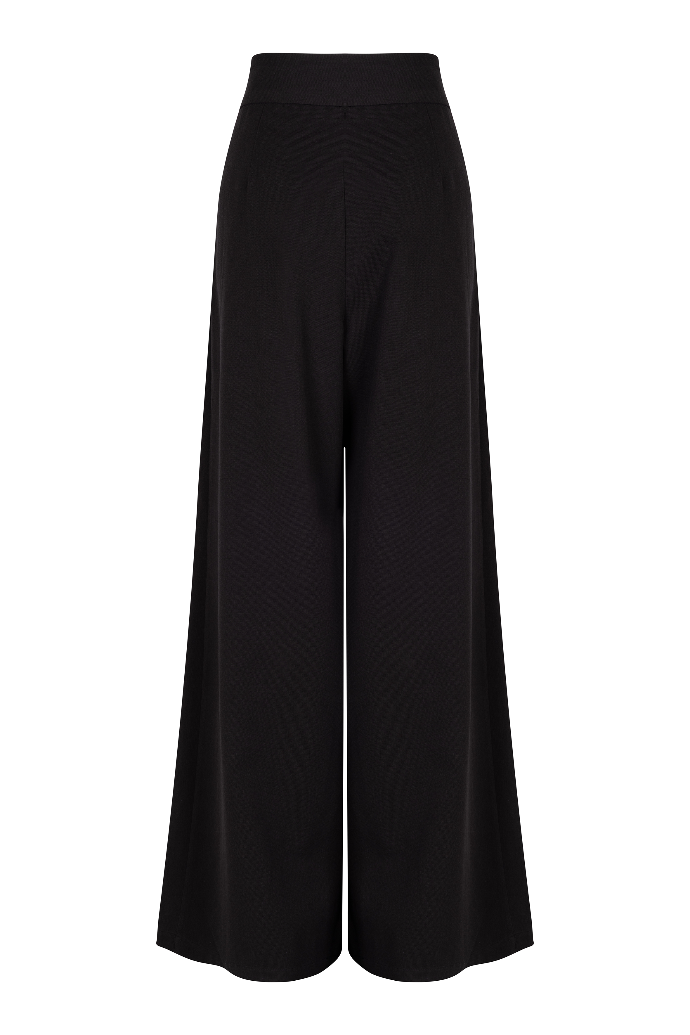 'Calla' Pleated Wide Leg Trousers