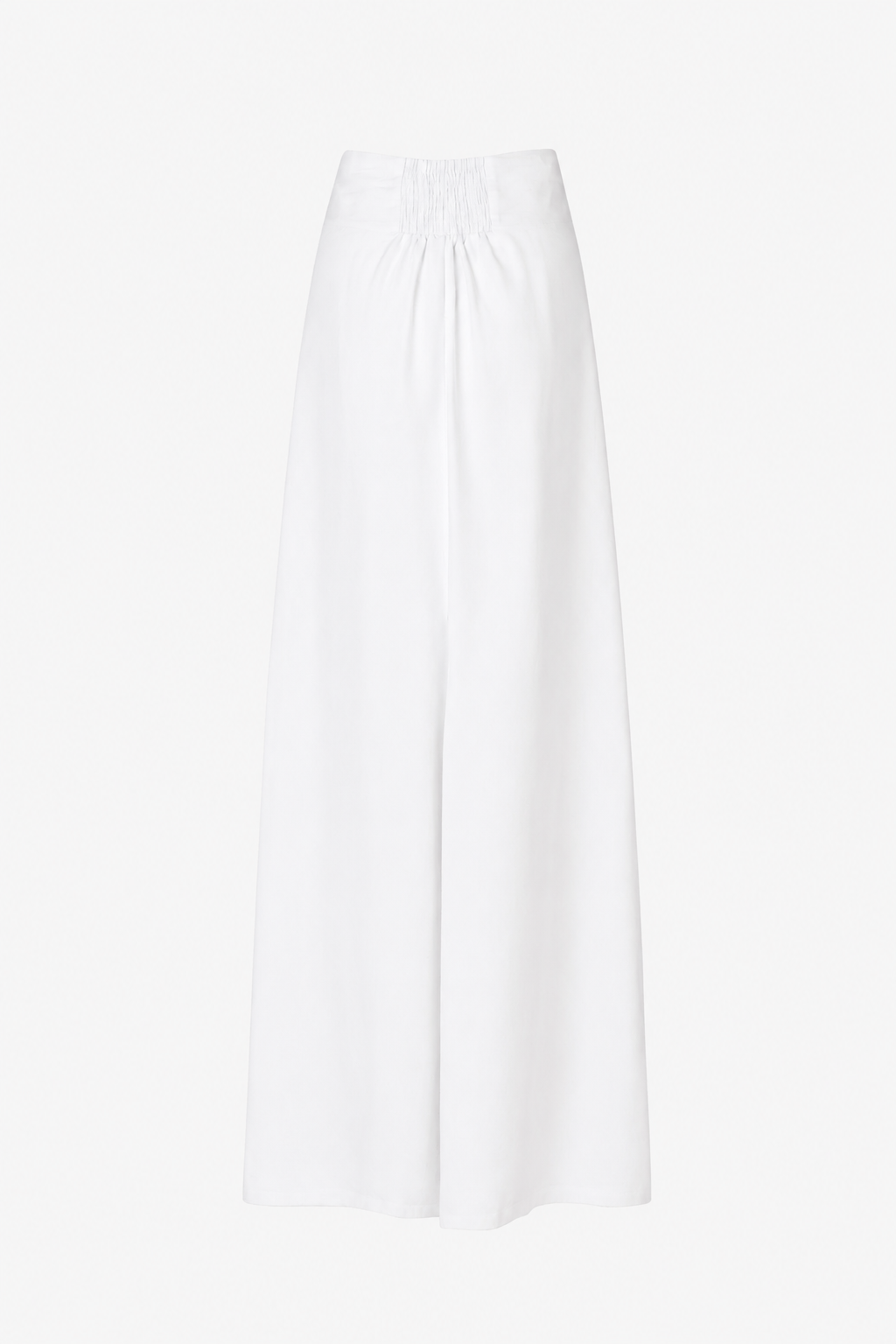Isla Maxi Skirt - White Poplin Cotton