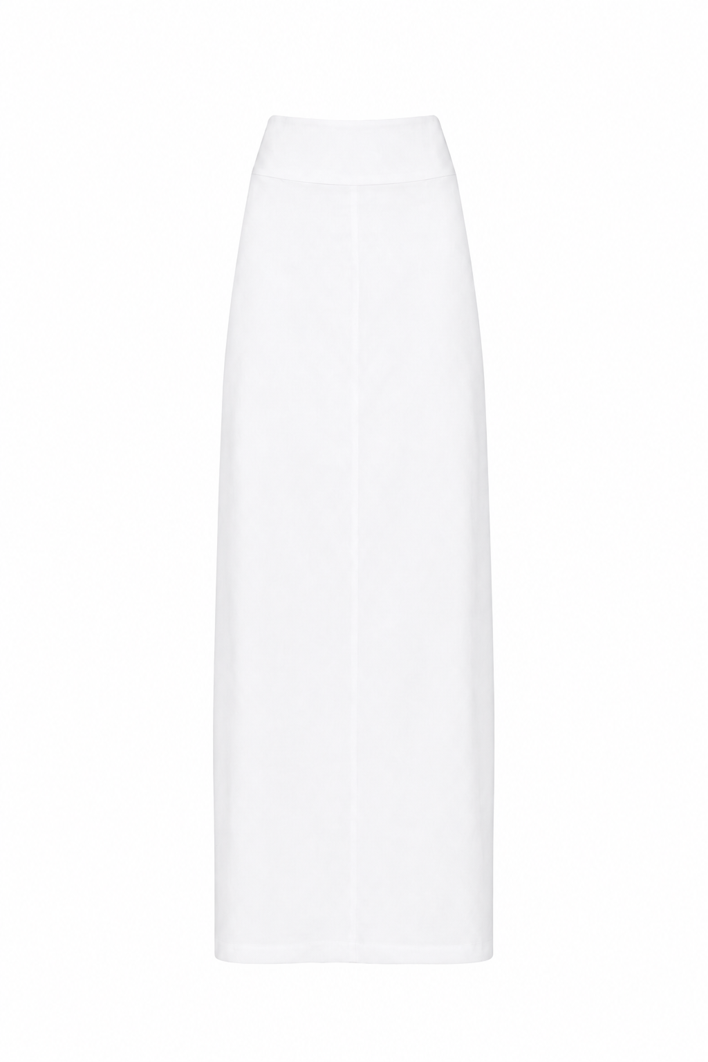 Isla Maxi Skirt - White Poplin Cotton